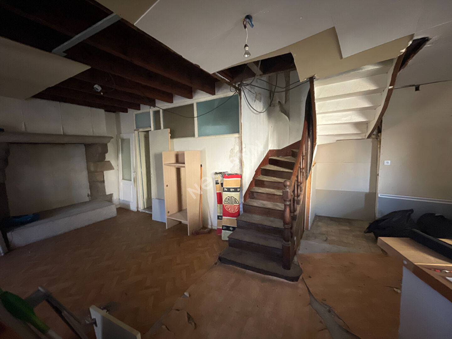 A vendre Immeuble de 118 m² habitable dans le bourg de sérent
