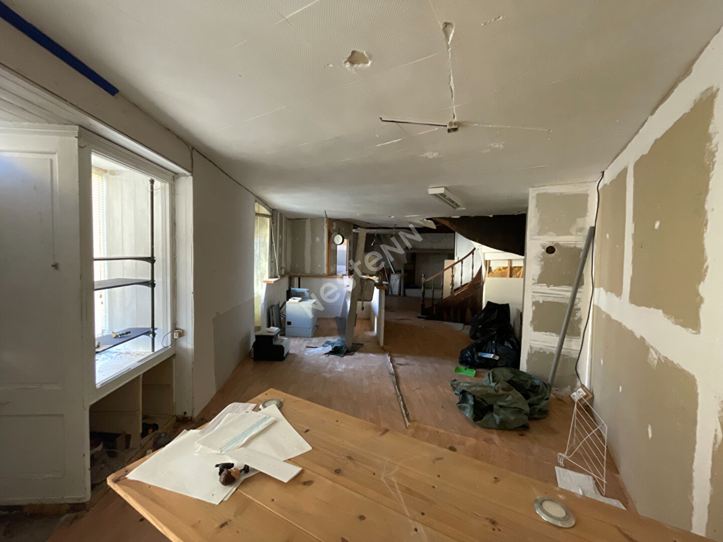 A vendre Immeuble de 118 m² habitable dans le bourg de sérent