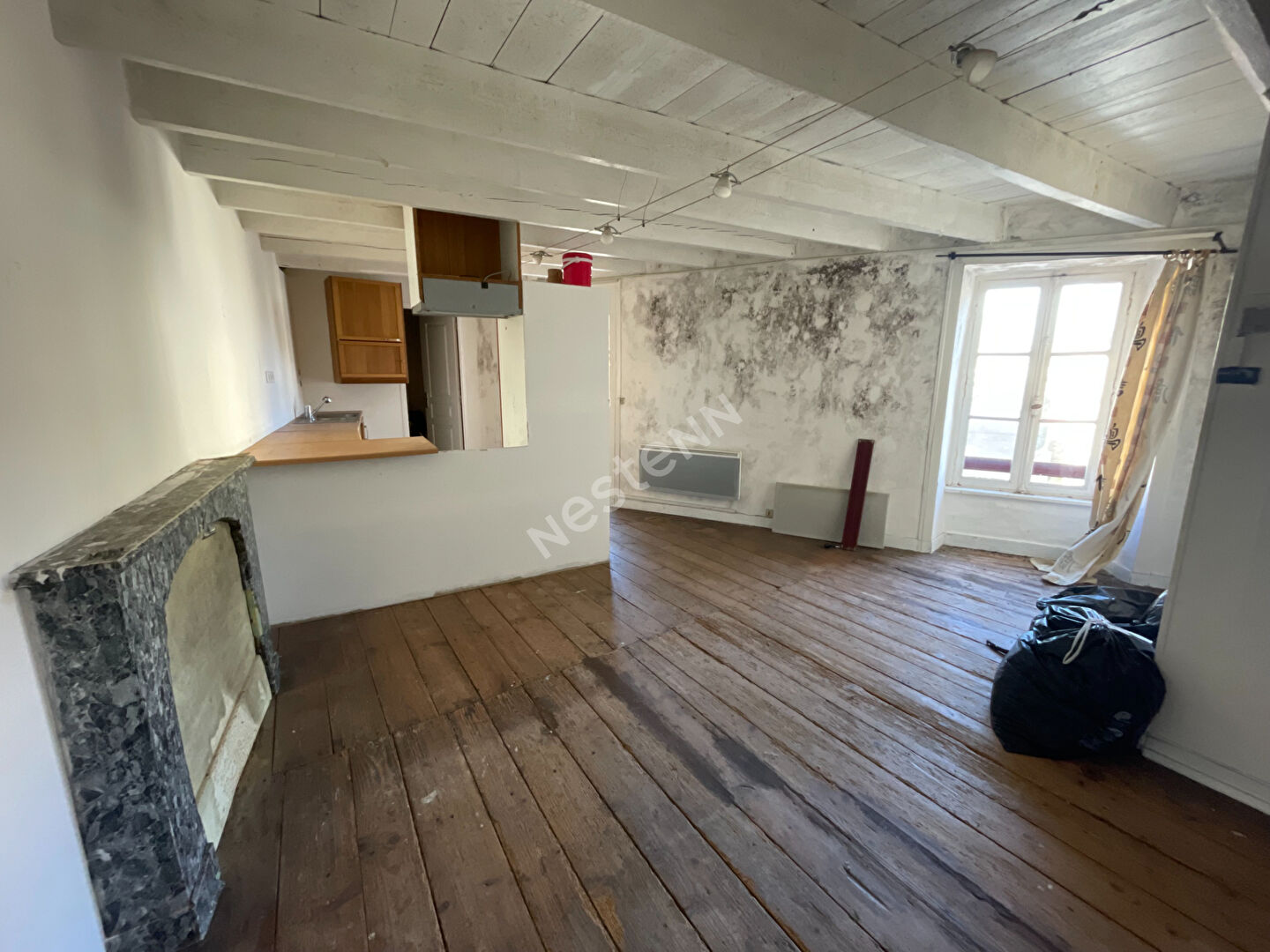 A vendre Immeuble de 118 m² habitable dans le bourg de sérent