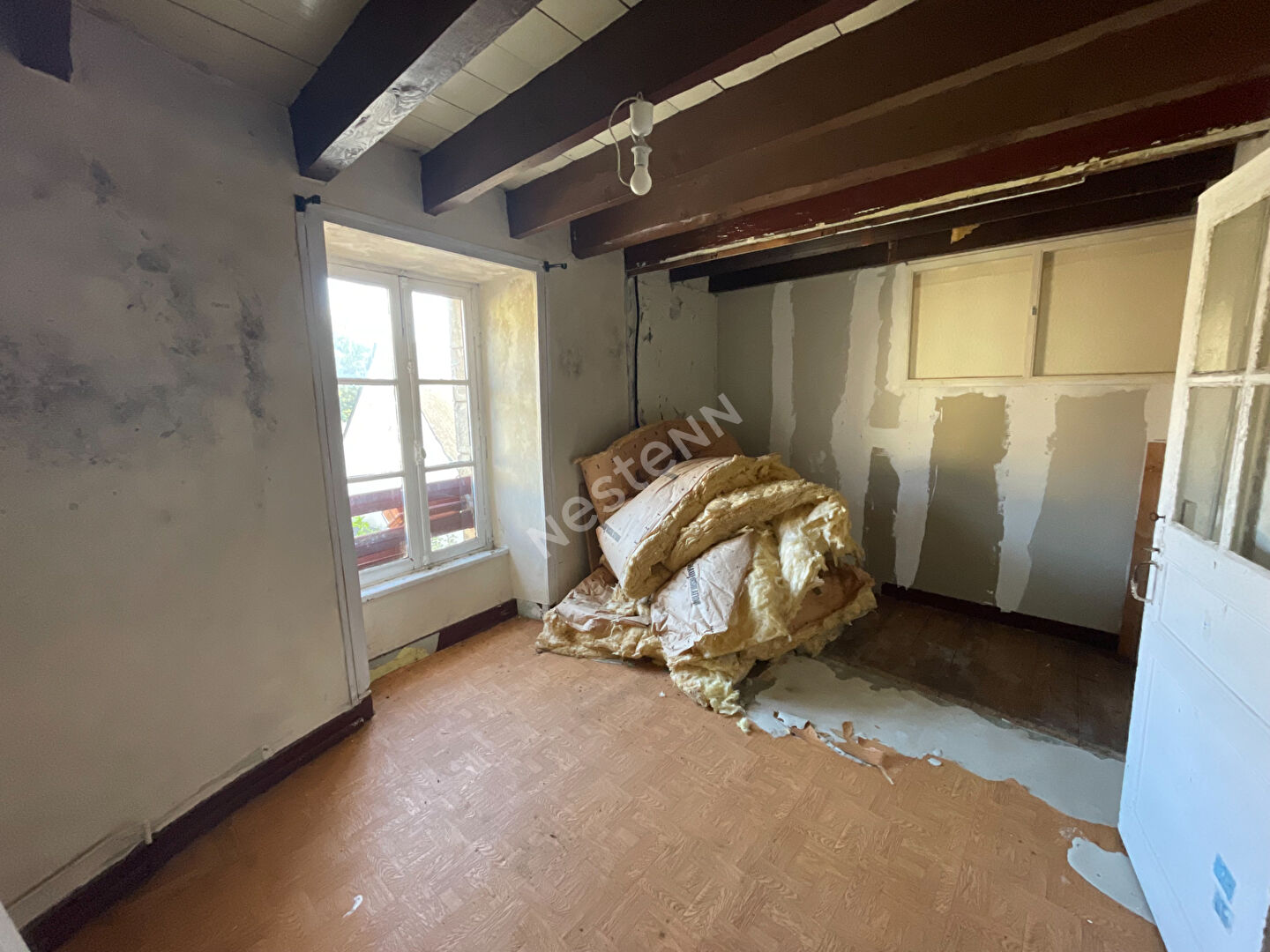 A vendre Immeuble de 118 m² habitable dans le bourg de sérent