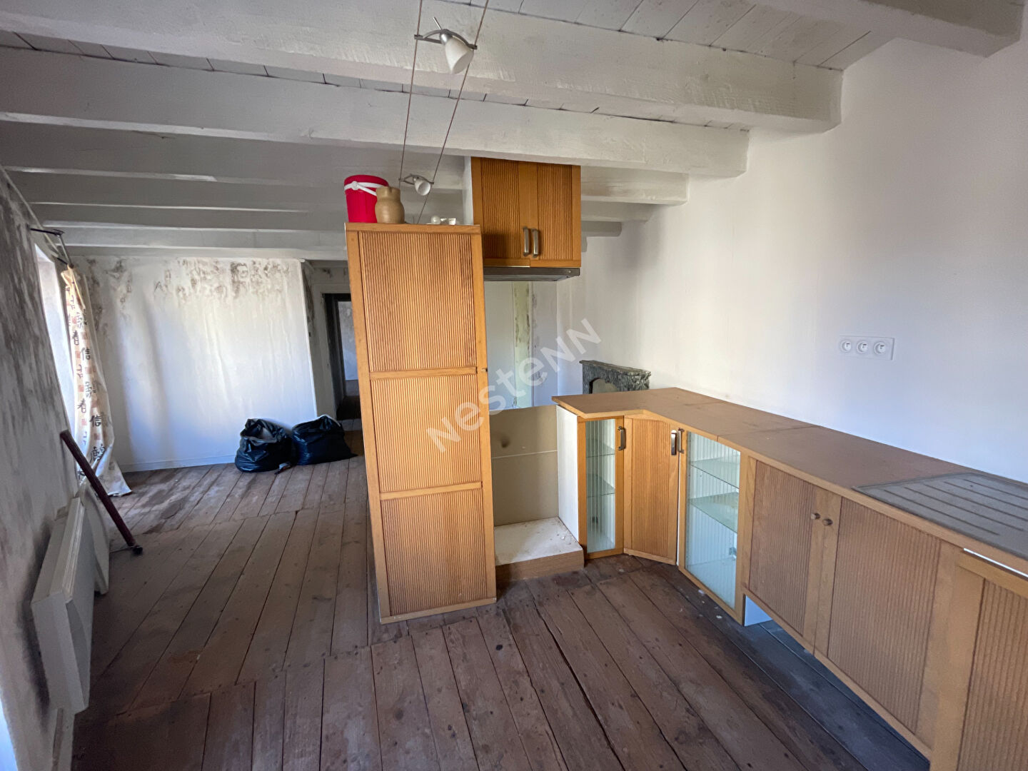 A vendre Immeuble de 118 m² habitable dans le bourg de sérent