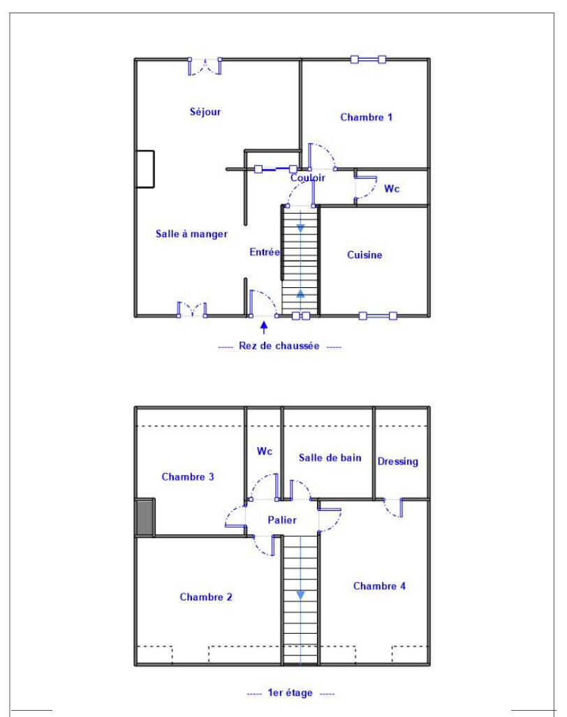 Maison Franconville - à 5 minutes à pied de la gare - proche des commerces, écoles -  4 chambres - sous sol total