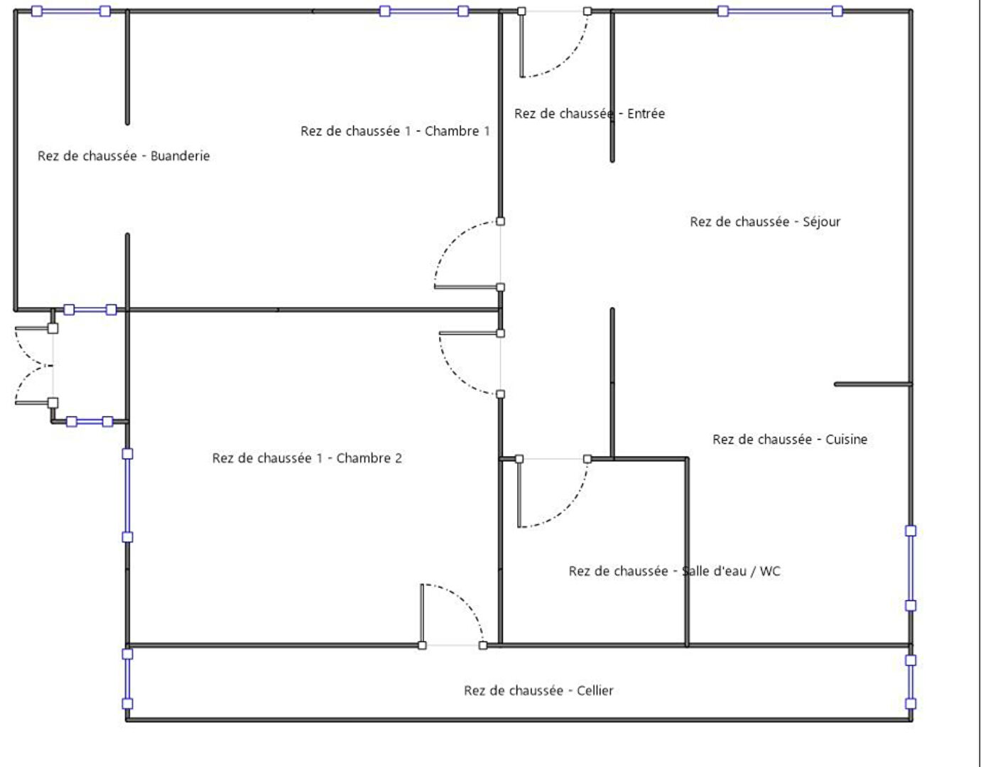 Franconville, proximité du Plessis Bouchard, maison de plain pied de 55 m² + un studio de 16.34m²