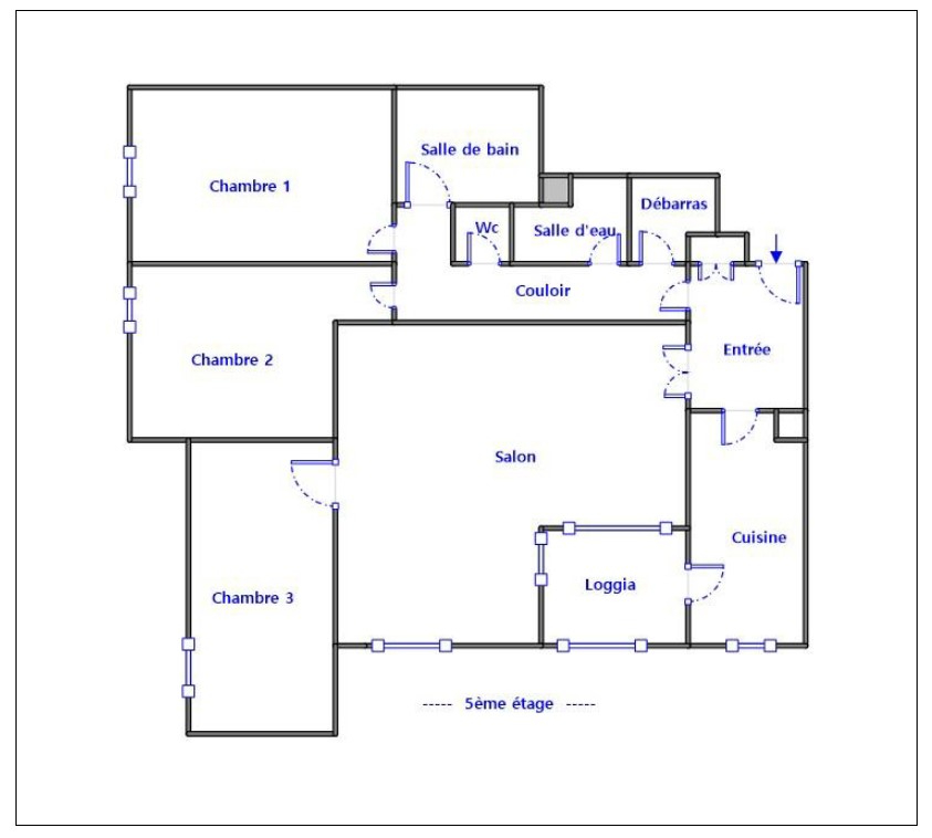 À vendre un appartement à Franconville de 4 pièces proche de toutes commodités et à 10 minutes à pied de la gare
