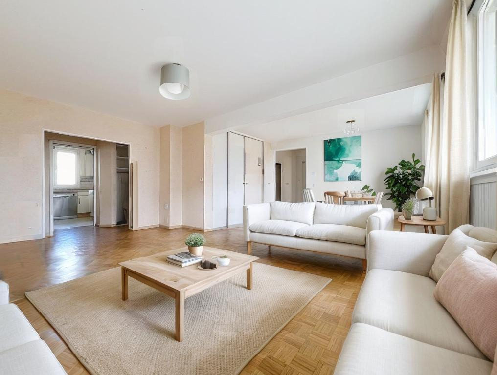 A VENDRE -  Toulouse Quartier Pont-Jumeaux - Appartement traversant T4 88m²  et une place de parking