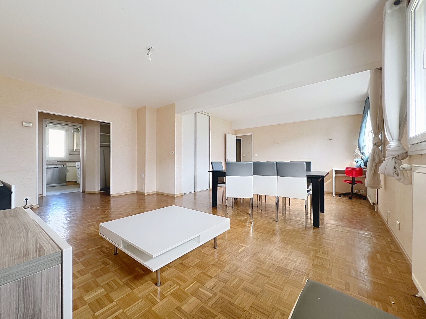 A VENDRE -  Toulouse Quartier Pont-Jumeaux - Appartement traversant T4 88m²  et une place de parking