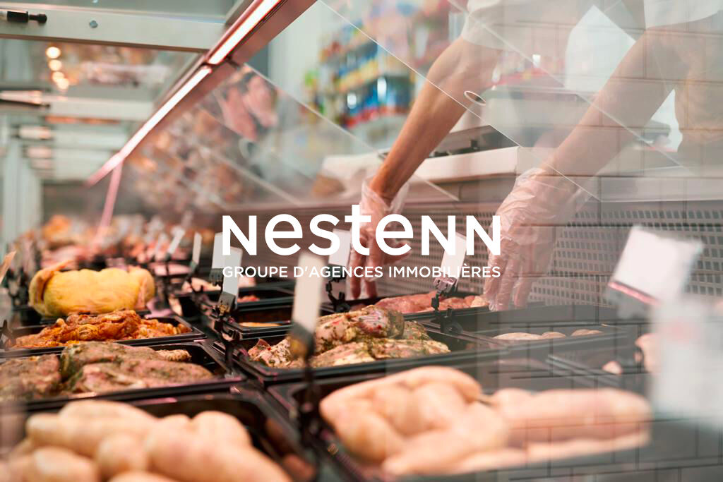 A vendre : Local commercial avec appartement, centre de Muzillac