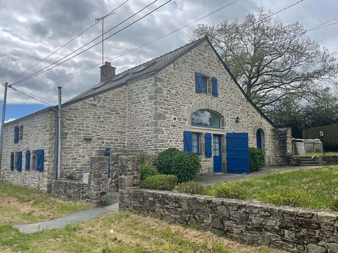Maison en pierres, 900 m² terrain, Morbihan sud