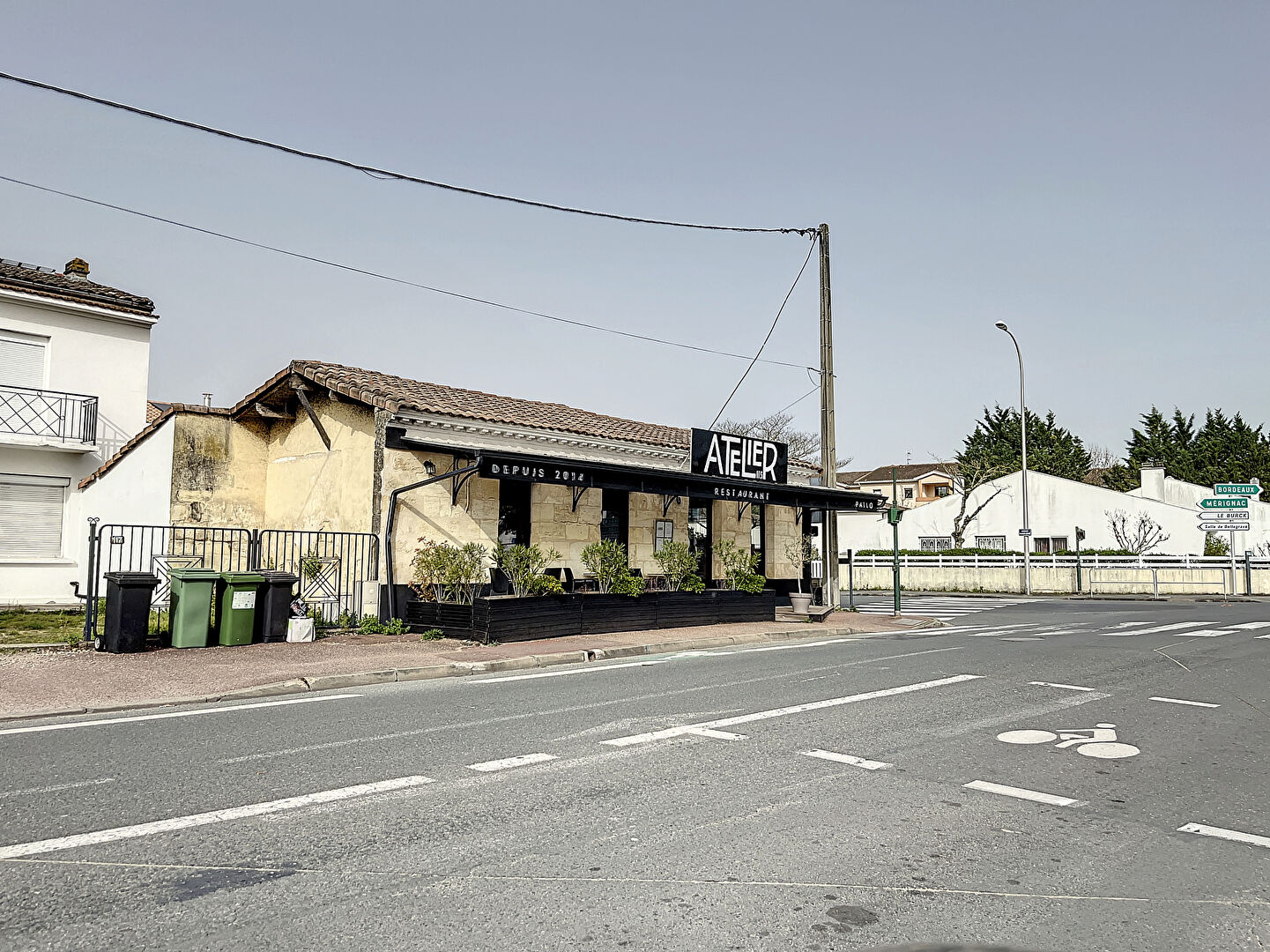 Restaurant avec terrasse, très belle visibilité sur axe passant