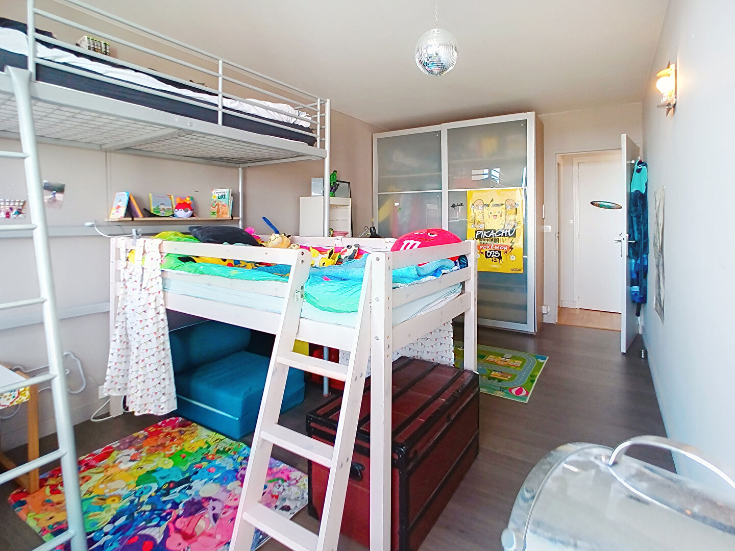 Appartement  T2bis à vendre de 69 m² avec ascenseur, balcon et vue Imprenable sur Angers.
