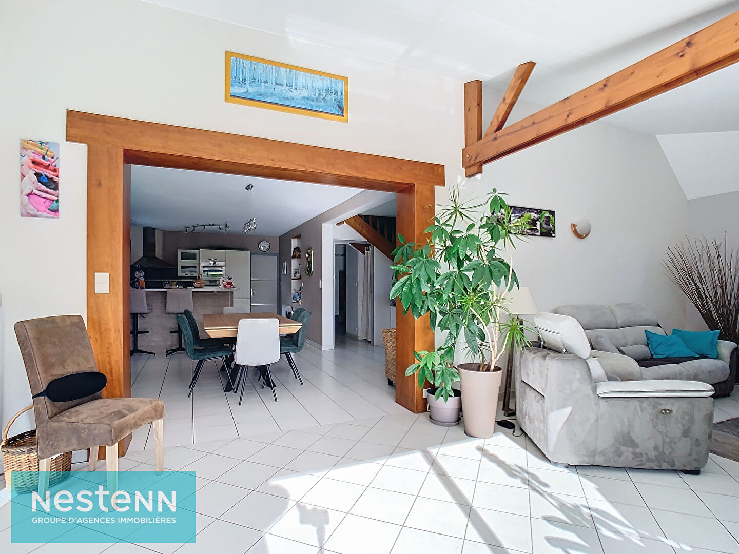 Maison Saint Brandan, côté Plaintel, 4 chambres, vie de plain pied, sur un terrain d'environ 5500 m² avec box à chevaux !