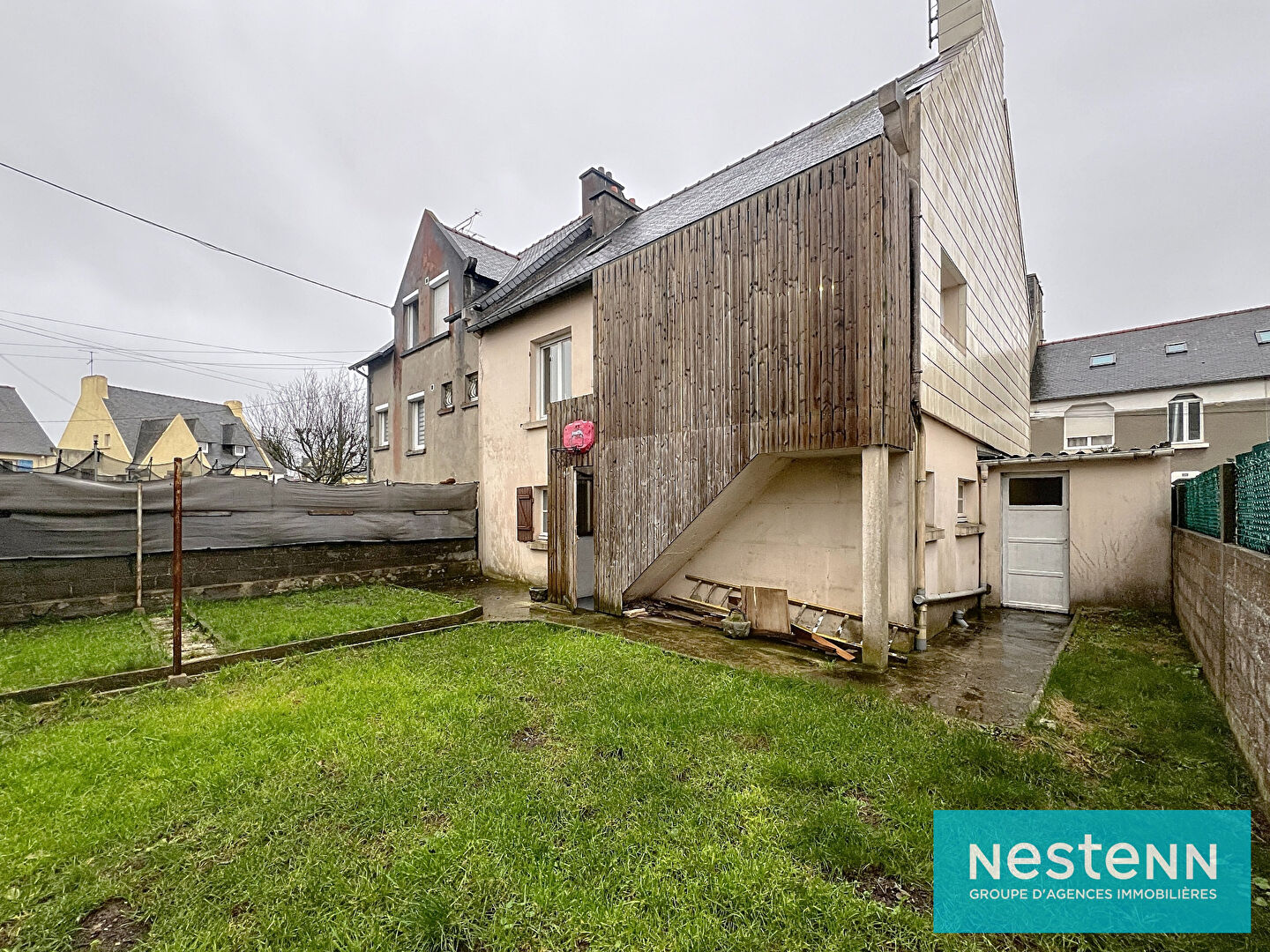 MAISON DE VILLE 3 CHAMBRES AVEC JARDIN ET GARAGE SAINT BRIEUC ROBIEN AVEC COMBLES AMENAGEABLES