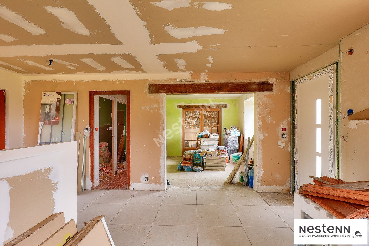Maison longère Saint Brandan aux portes de QUINTIN, au calme, 4 chambres, à finir de rénover !