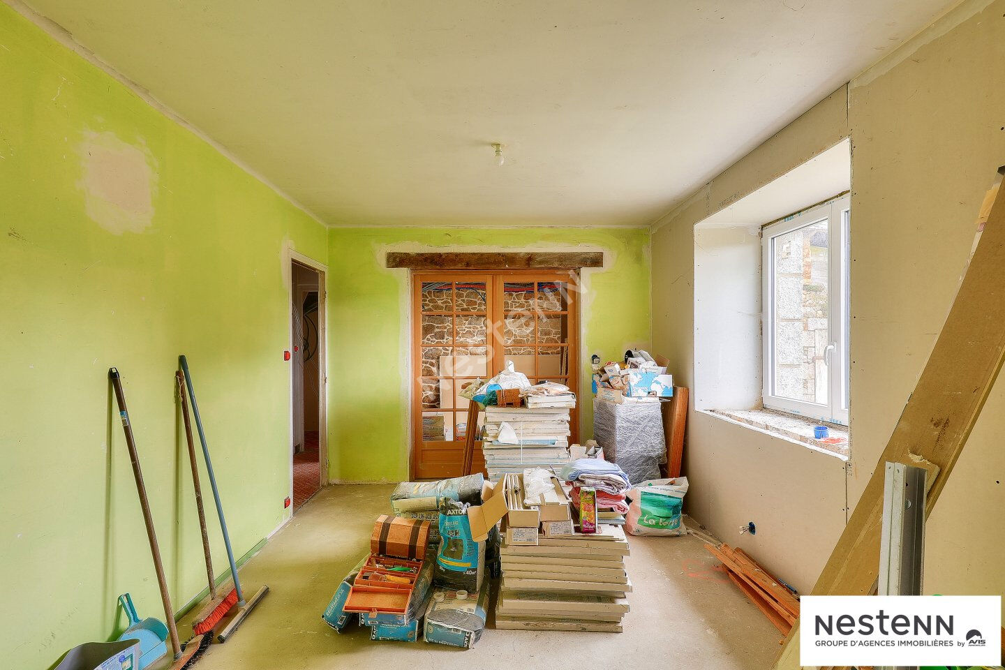 Maison longère Saint Brandan aux portes de QUINTIN, au calme, 4 chambres, à finir de rénover !