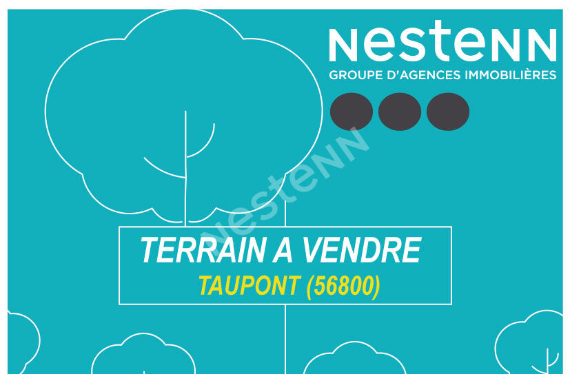 Terrain à bâtir de 1888 m² à Taupont (56800)