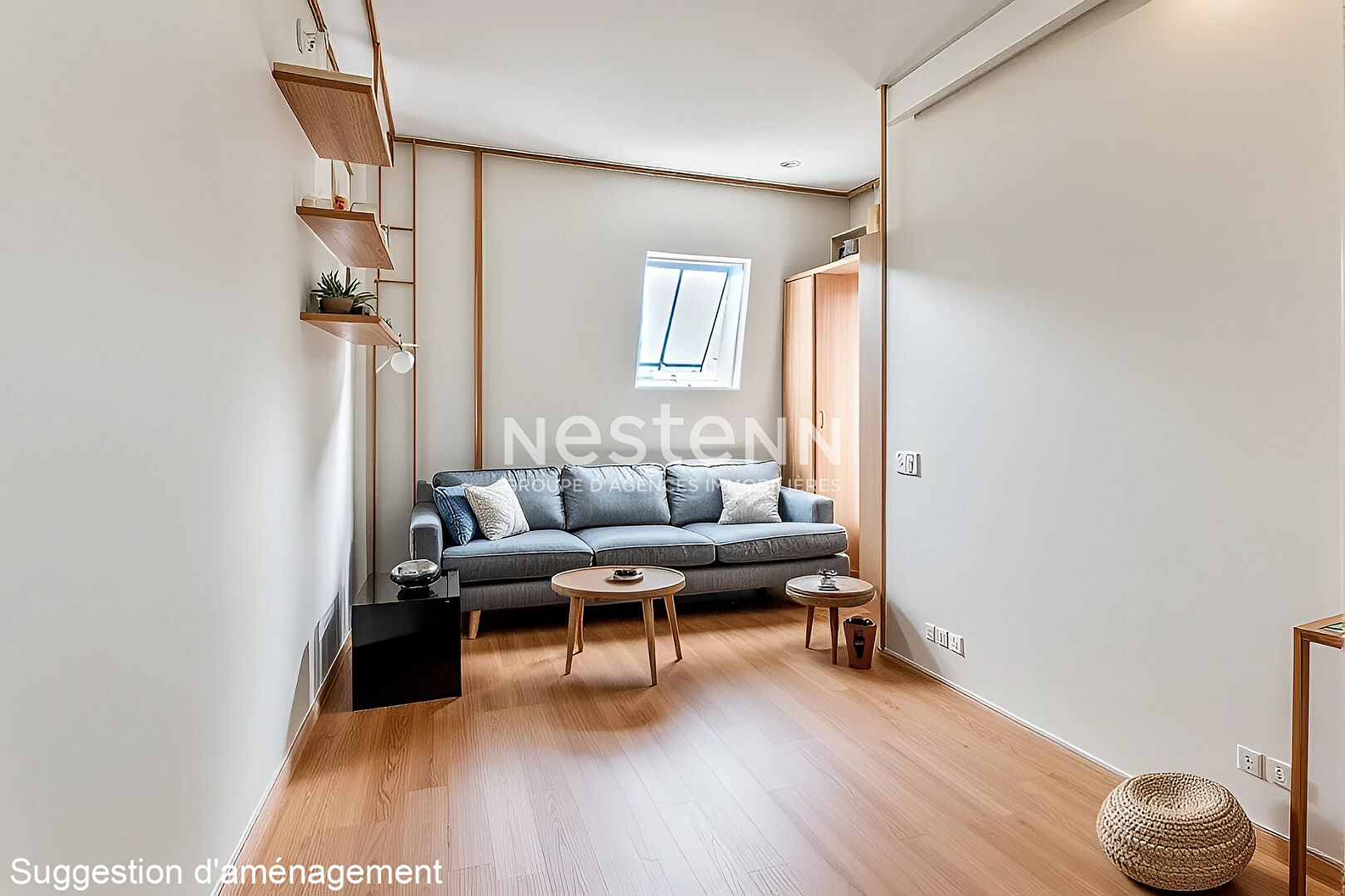 Nestenn - Paris 16 - Rue de la Tour - Passy - Dernier étage avec ascenseur - Studio - À rénover - Investissement locatif - Pied à terre