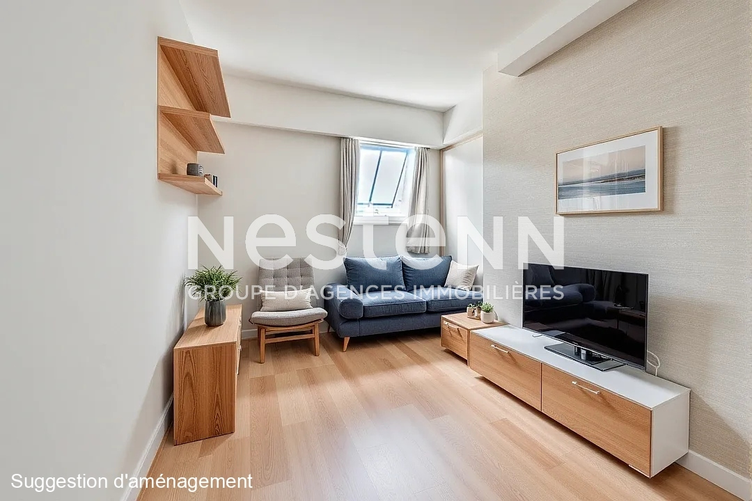 Nestenn - Paris 16 - Rue de la Tour - Passy - Dernier étage avec ascenseur - Studio - À rénover - Investissement locatif - Pied à terre