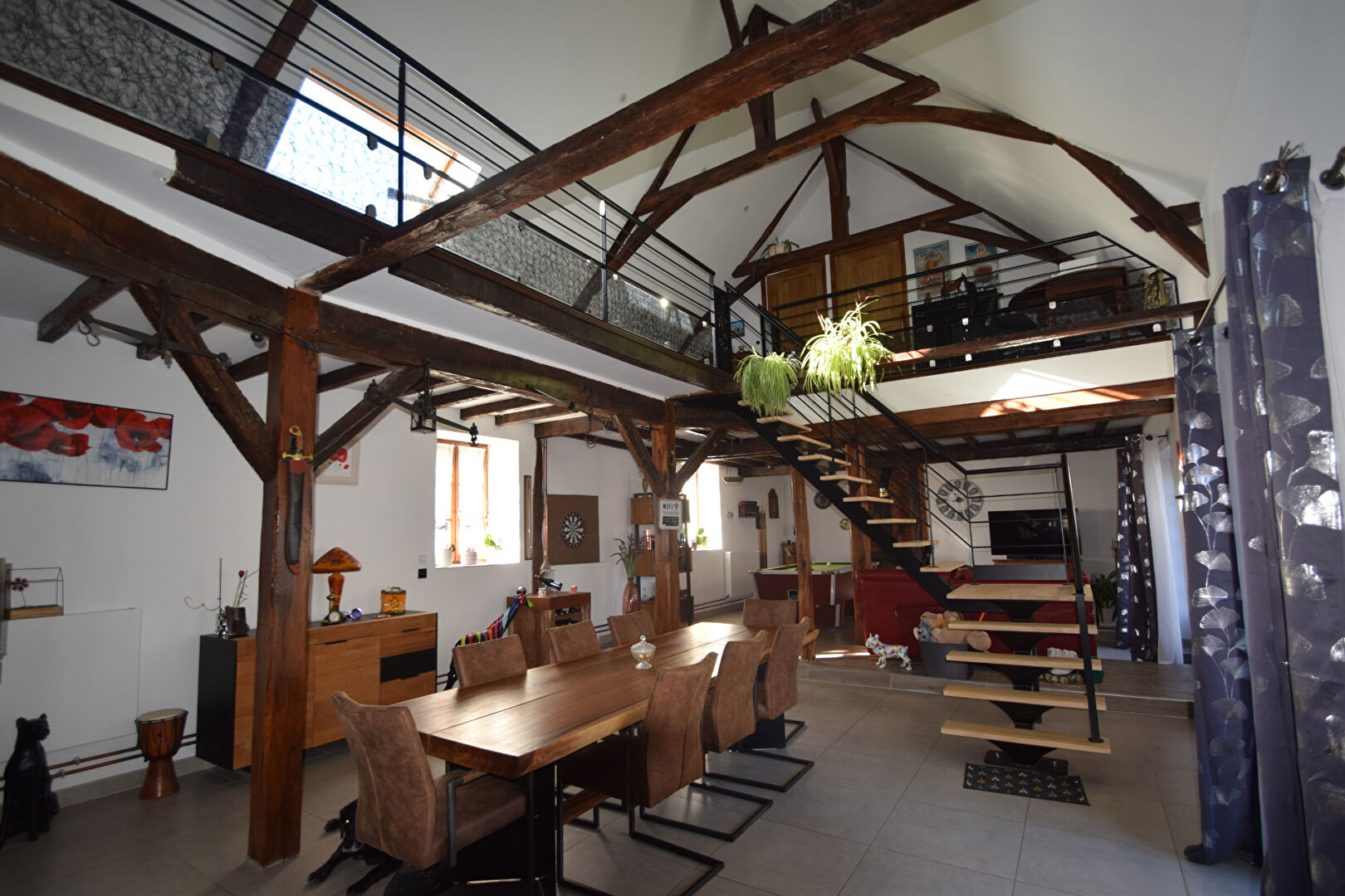 Maison ancienne type Longère à 30 km d'Angers de plus de 160 m2 en campagne de l'anjou