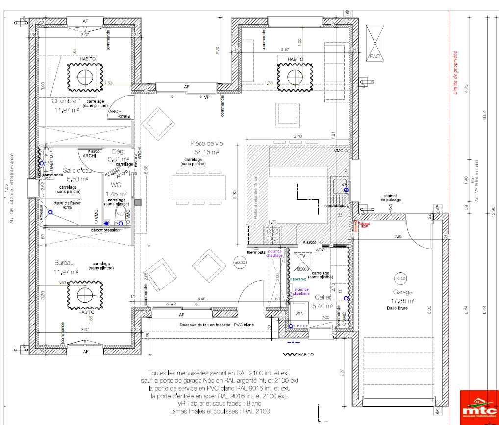 Maison contemporaine de 2023 - 2 chambres !