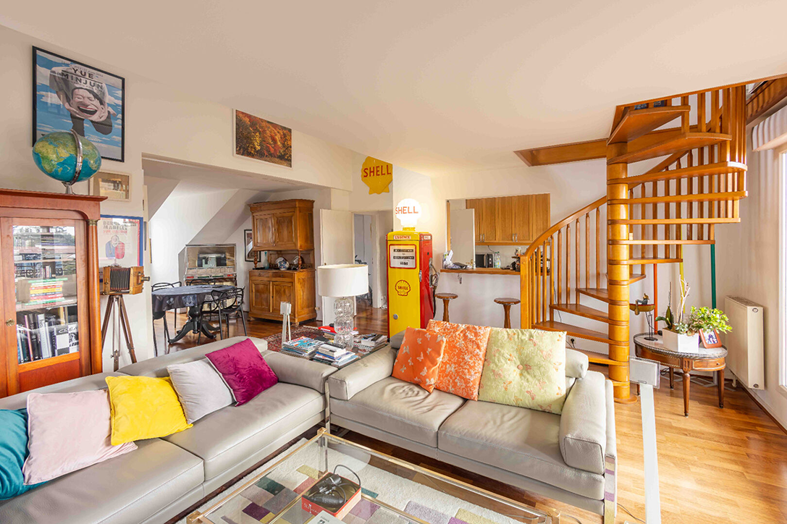 La Mare Jarry, superbe 4 pièces  duplex 117m² (99m² h) en roof top avec terrasse
