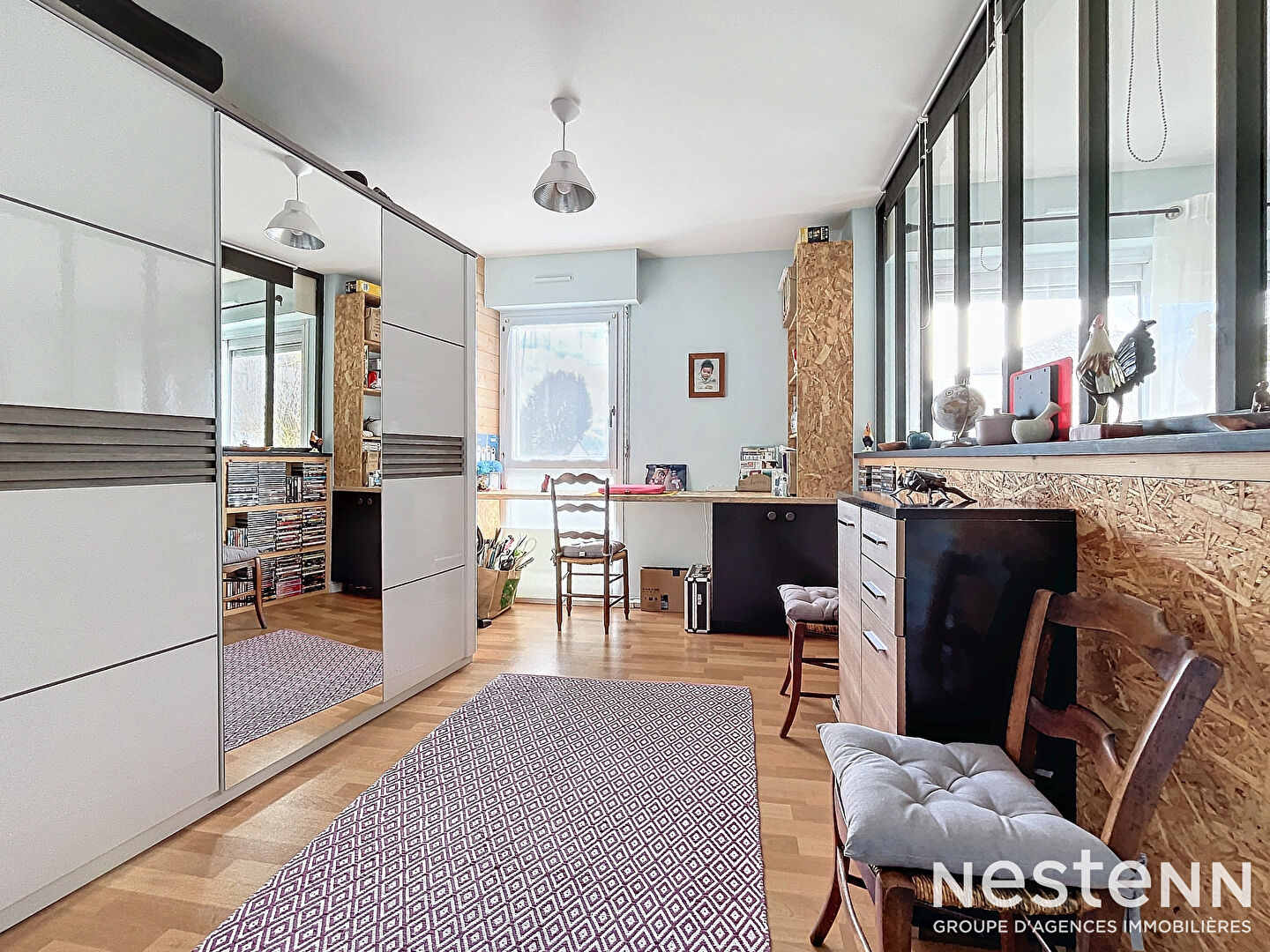 ANGERS Les Justices - Appartement Type 4 - Balcon et garage fermé