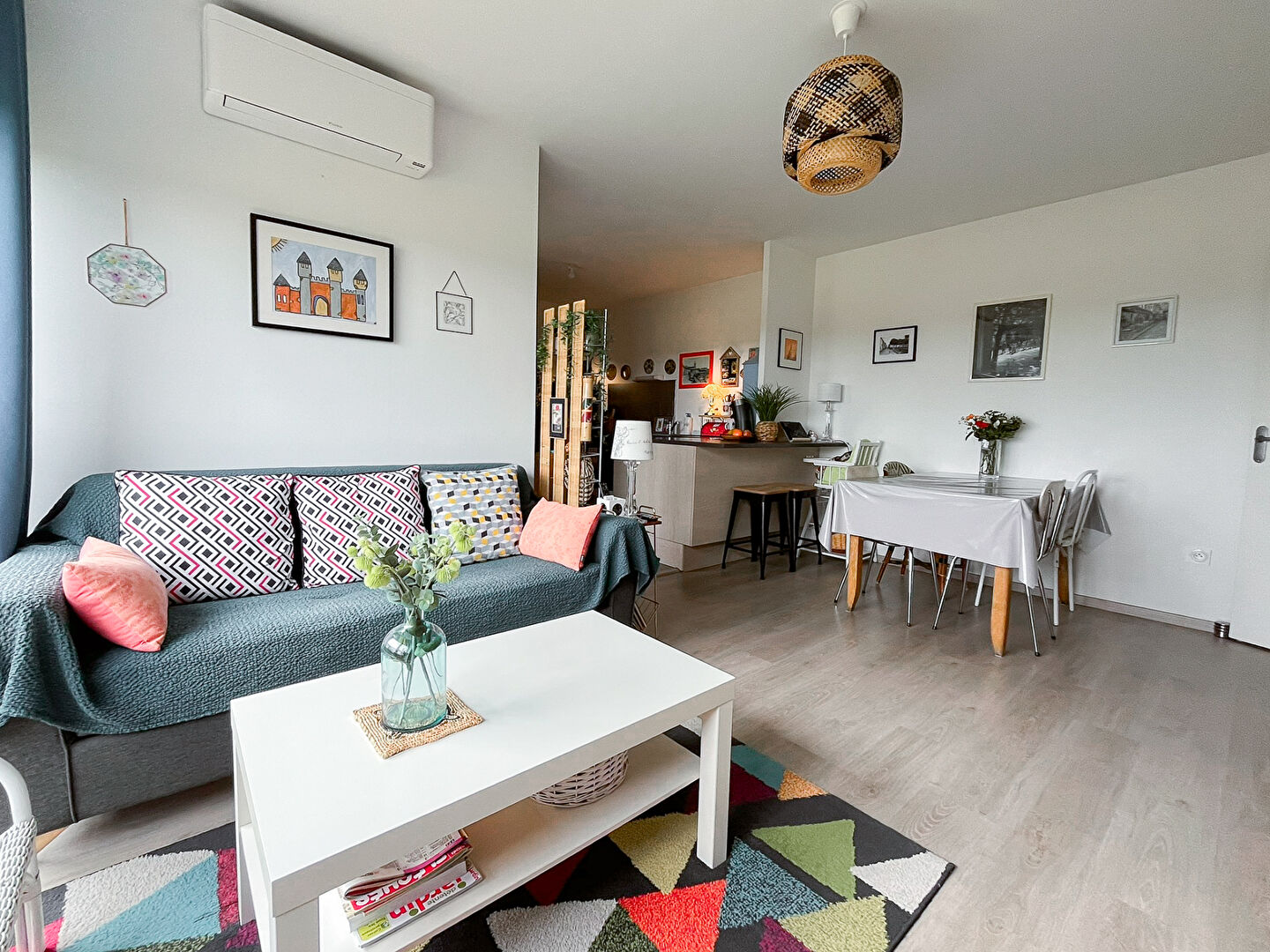 À VENDRE - Angers - Appartement 2 pièces avec balcon et stationnement