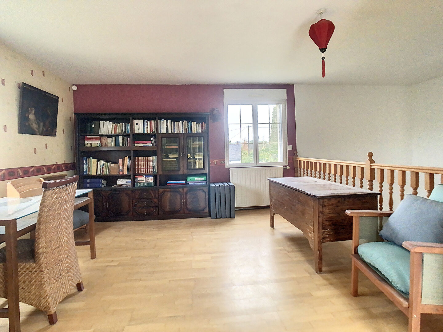 Maison Brain sur l'Authion de 4 chambres avec un grand jardin et un étang.