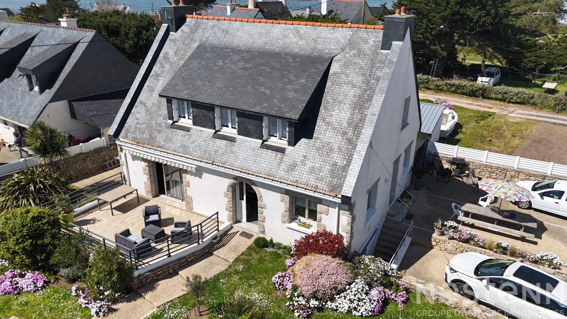 Saint Pierre Quiberon - Portivy - En vente maison de 179 m² avec piscine