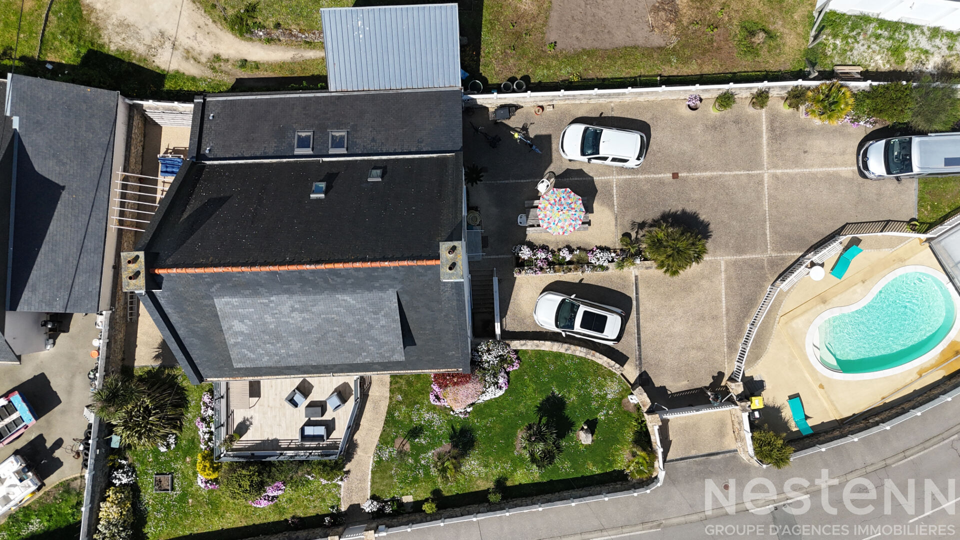 Saint Pierre Quiberon - Portivy - En vente maison de 179 m² avec piscine