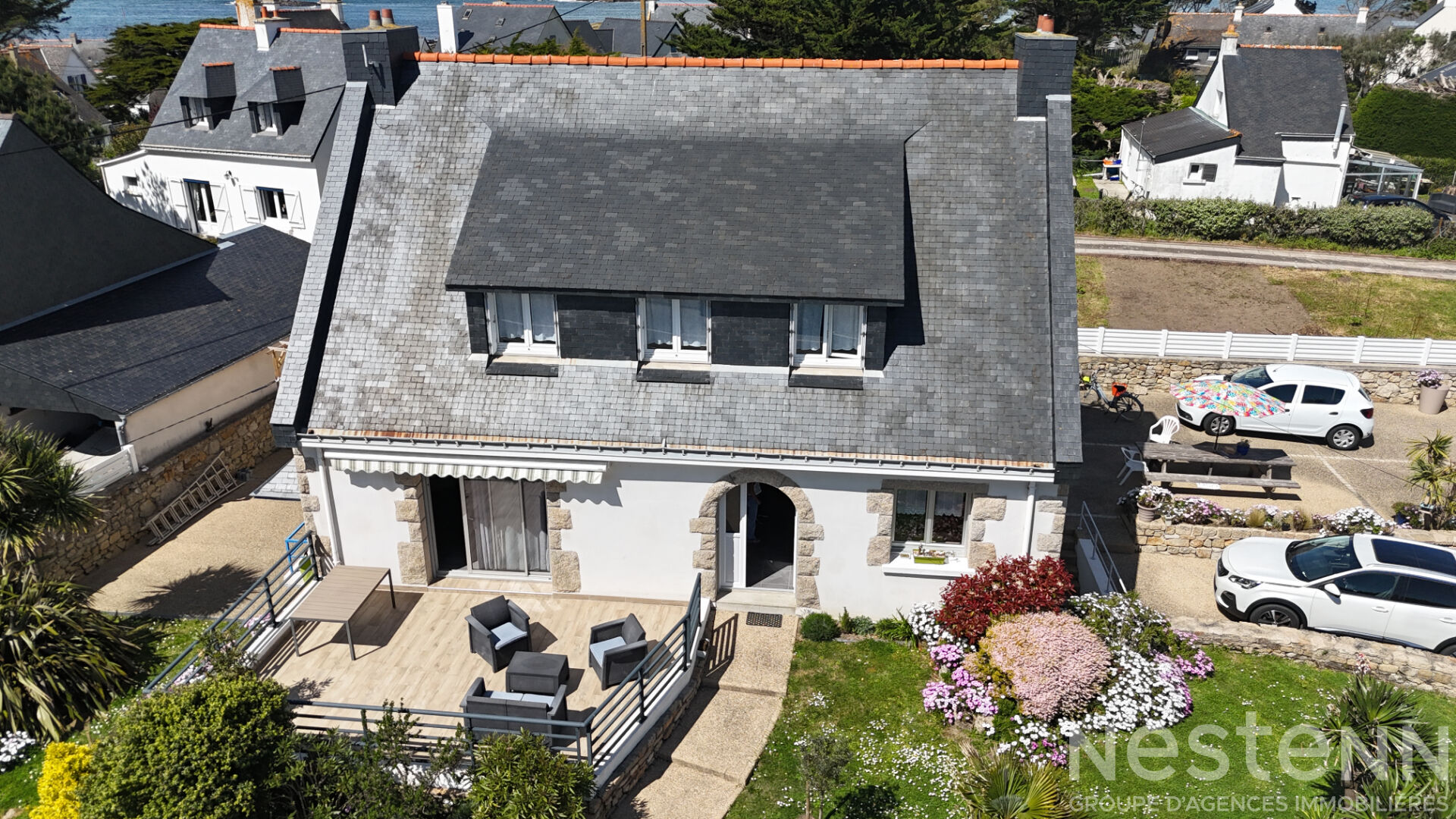 Saint Pierre Quiberon - Portivy - En vente maison de 179 m² avec piscine