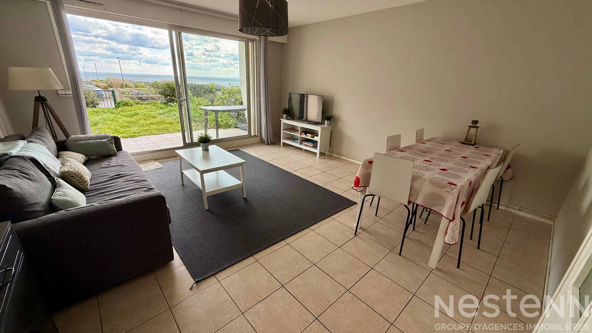 QUIBERON - Achat appartement vue mer de 54 m² en rez-de-jardin
