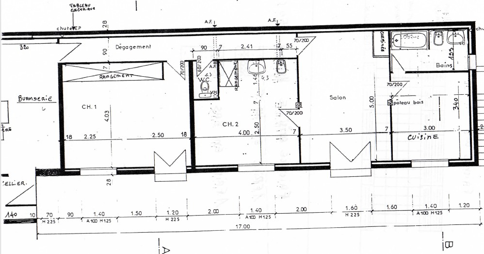 A LOUER, Maison,  Mont De Marsan centre-ville, 2 chambres, jardin.