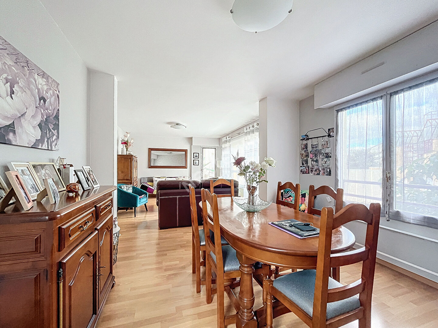 NANTES - GAUDINIERE / Superbe appartement T4 lumineux 88 m2 dans petite résidence avec parc privé au calme, garage fermé, proche Tram
