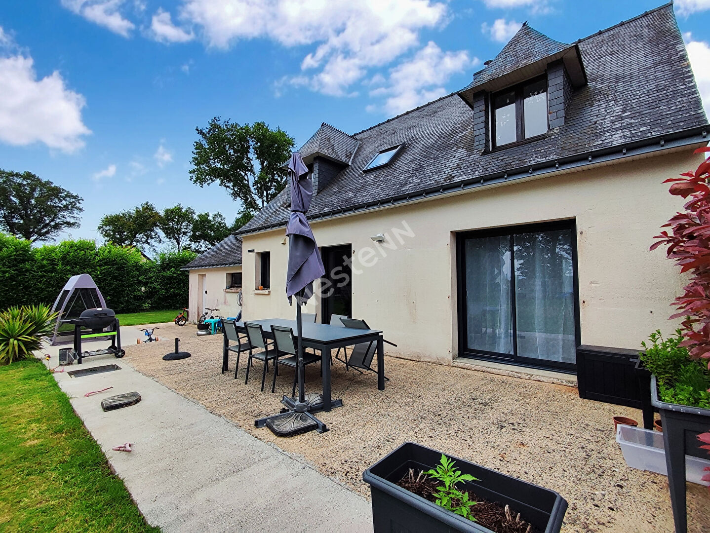 Maison à vendre à Naizin - 4 chambres - Beau terrain - 10 minutes de Pontivy