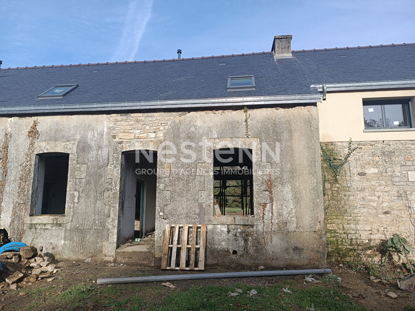 Maison en pierres  à vendre COLPO 45 m² avec grenier à aménager
