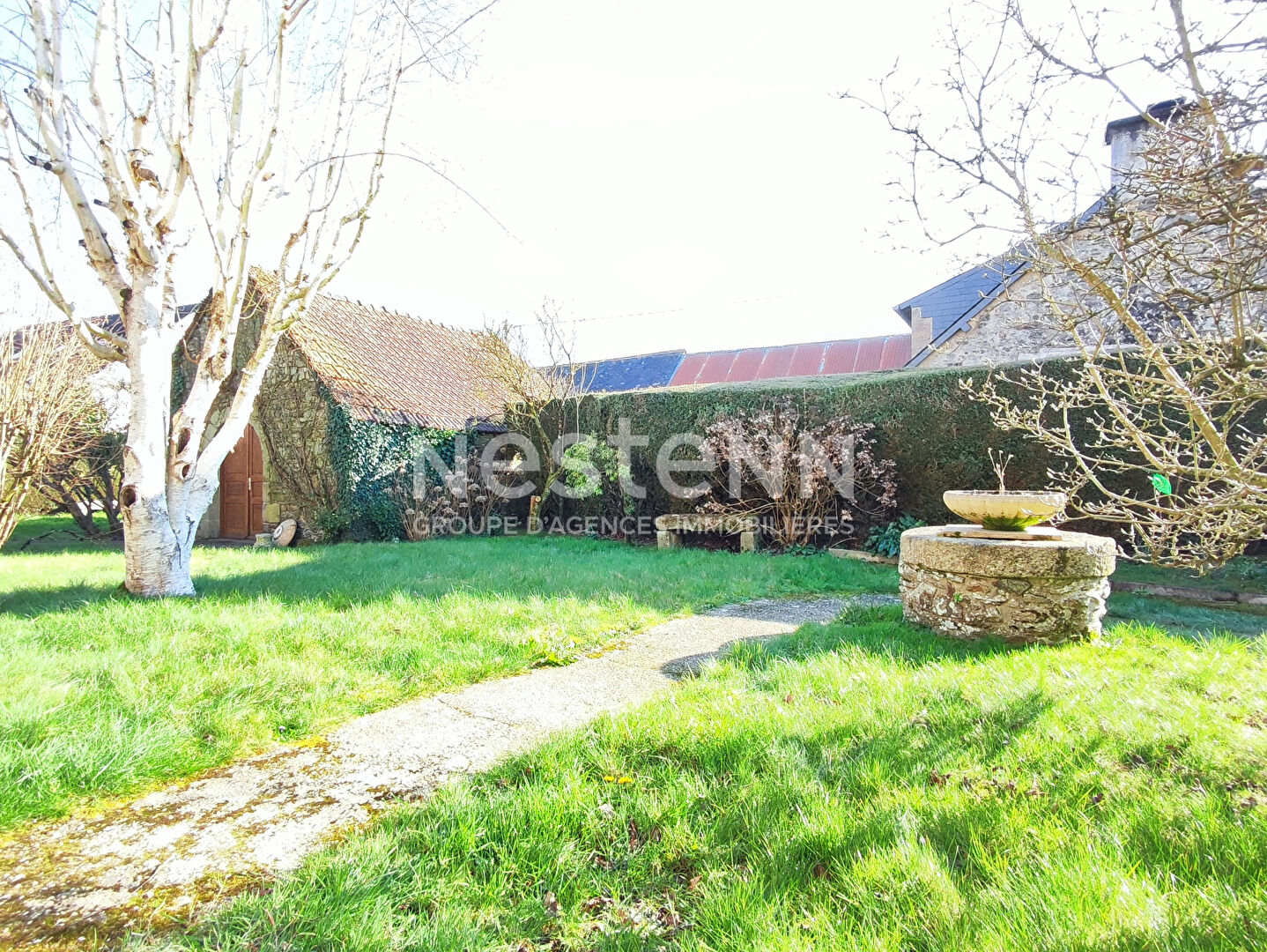 Maison à vendre à NAIZIN bourg -avec terrain et garage - 12 min de Pontivy et 30 minutes de Vannes