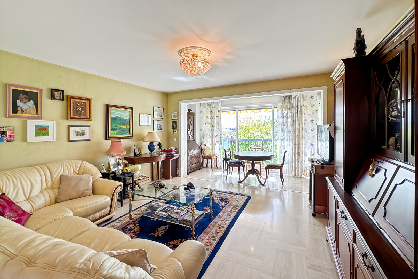 Nice Saint-Antoine de Ginestière : 4 pièces de 102m²  triplex avec jardin et vue mer