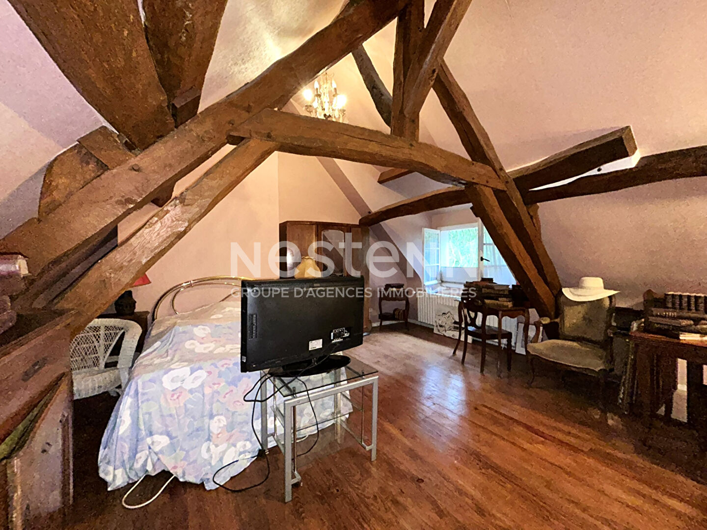 LONGERE 3 CHAMBRES AVEC TERRAIN BORD DE CANAL GIEVRES (LOIR ET CHER)