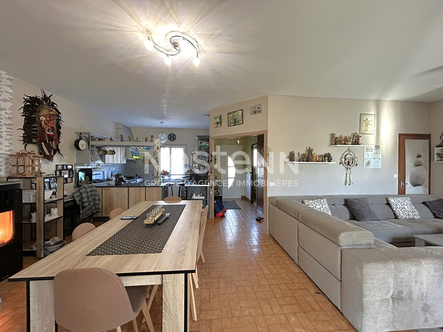 MAISON FAMILIALE 3 CHAMBRES EN CAMPAGNE DE CHABRIS (INDRE 36)