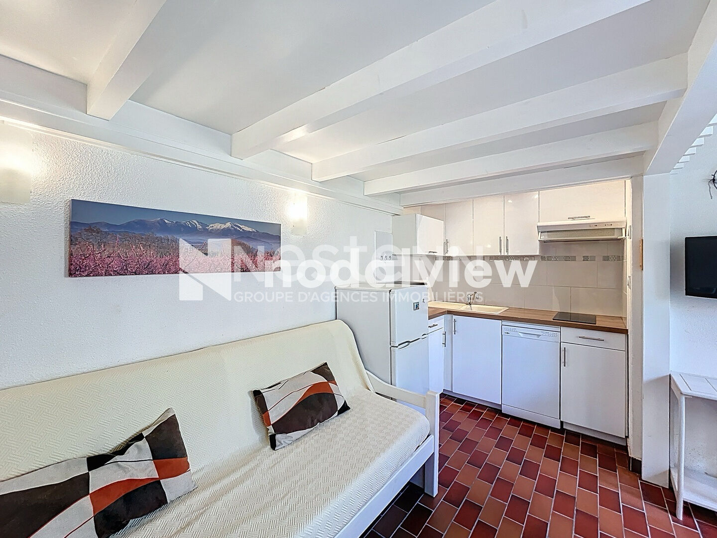 Le Barcares - A VENDRE Villa 2 pièces mezzanine meublée avec terrasse et parking