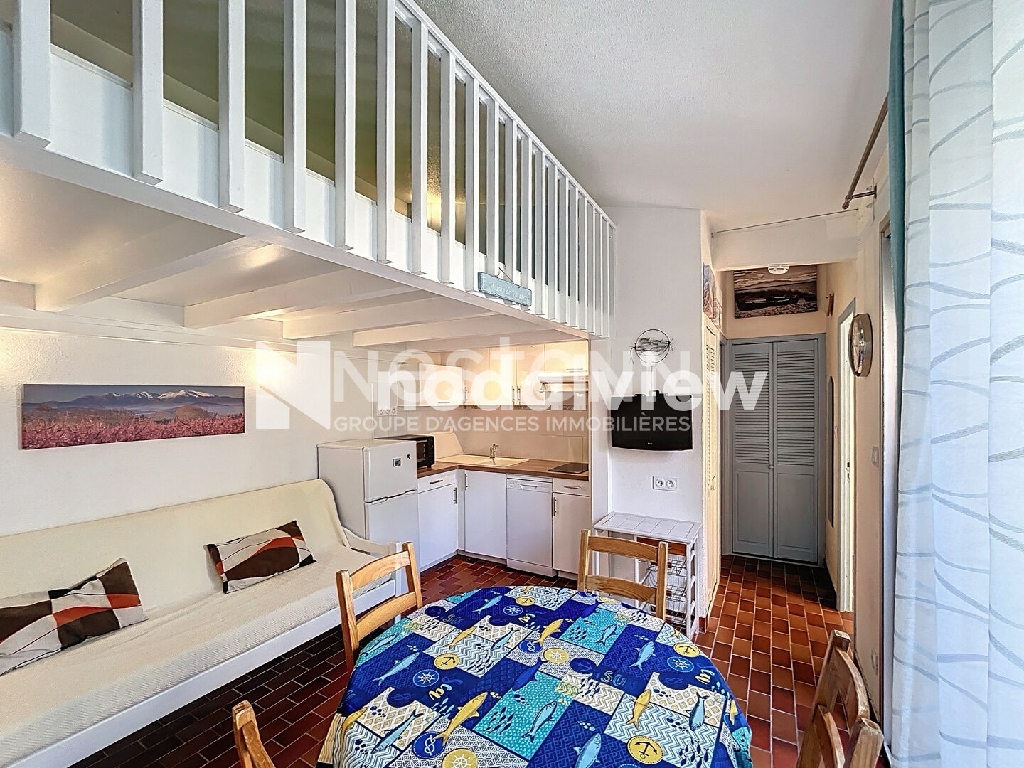 Le Barcares - A VENDRE Villa 2 pièces mezzanine meublée avec terrasse et parking