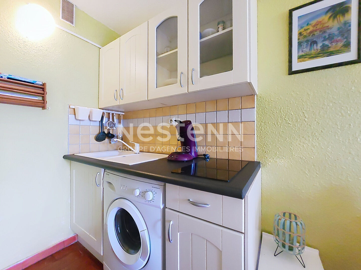 Le Barcarès - A VENDRE Appartement T1 cabine dans résidence sécurisée avec parking et piscine