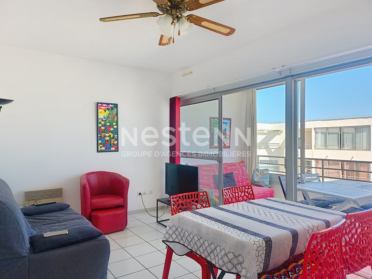 Le Barcarès- A Vendre-Appartement T2 meublé