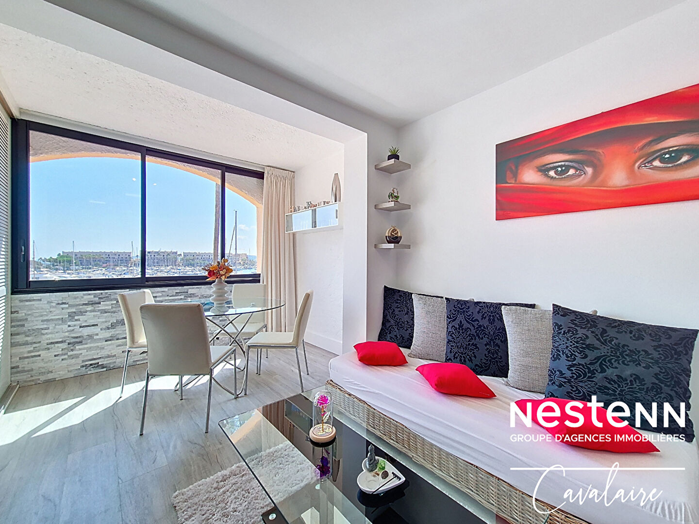 Appartement refait à neuf de type 2 pièces aux Marines de Cogolin, avec accès plages, piscine et tennis