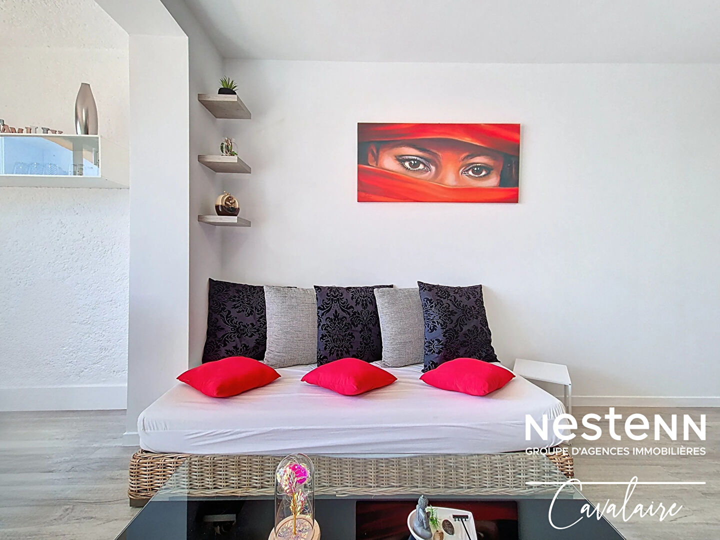 Appartement refait à neuf de type 2 pièces aux Marines de Cogolin, avec accès plages, piscine et tennis