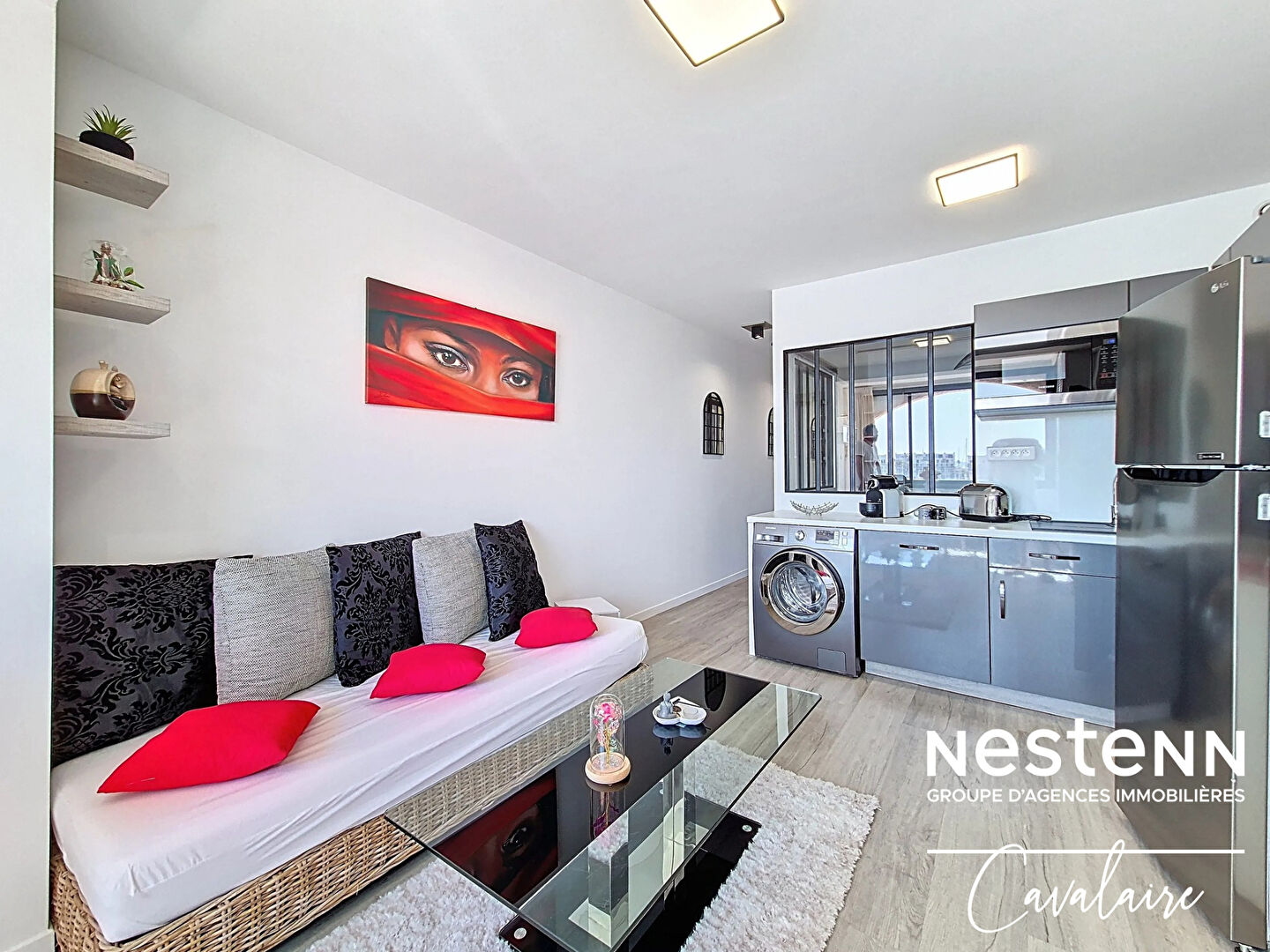 Appartement refait à neuf de type 2 pièces aux Marines de Cogolin, avec accès plages, piscine et tennis