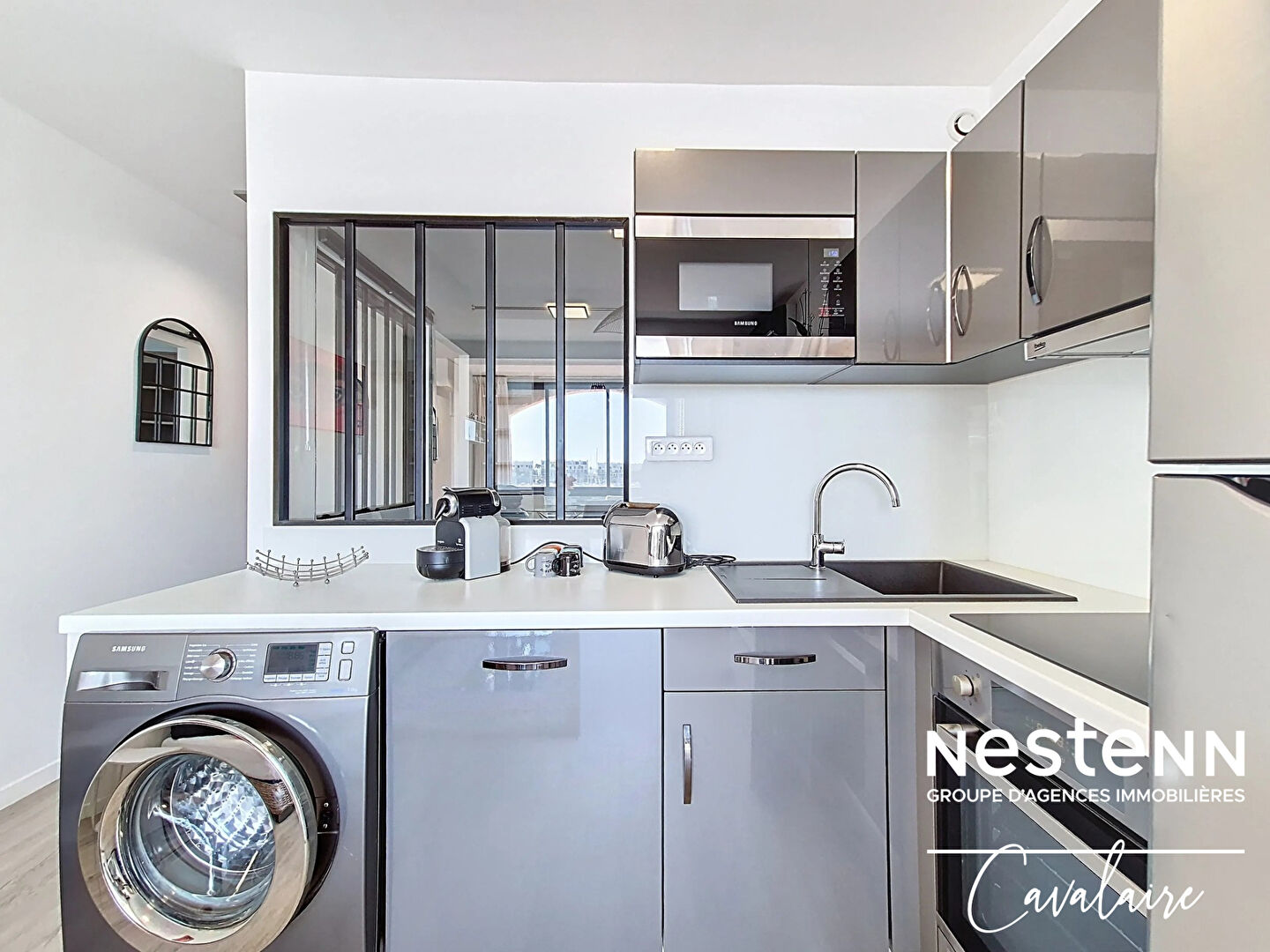 Appartement refait à neuf de type 2 pièces aux Marines de Cogolin, avec accès plages, piscine et tennis