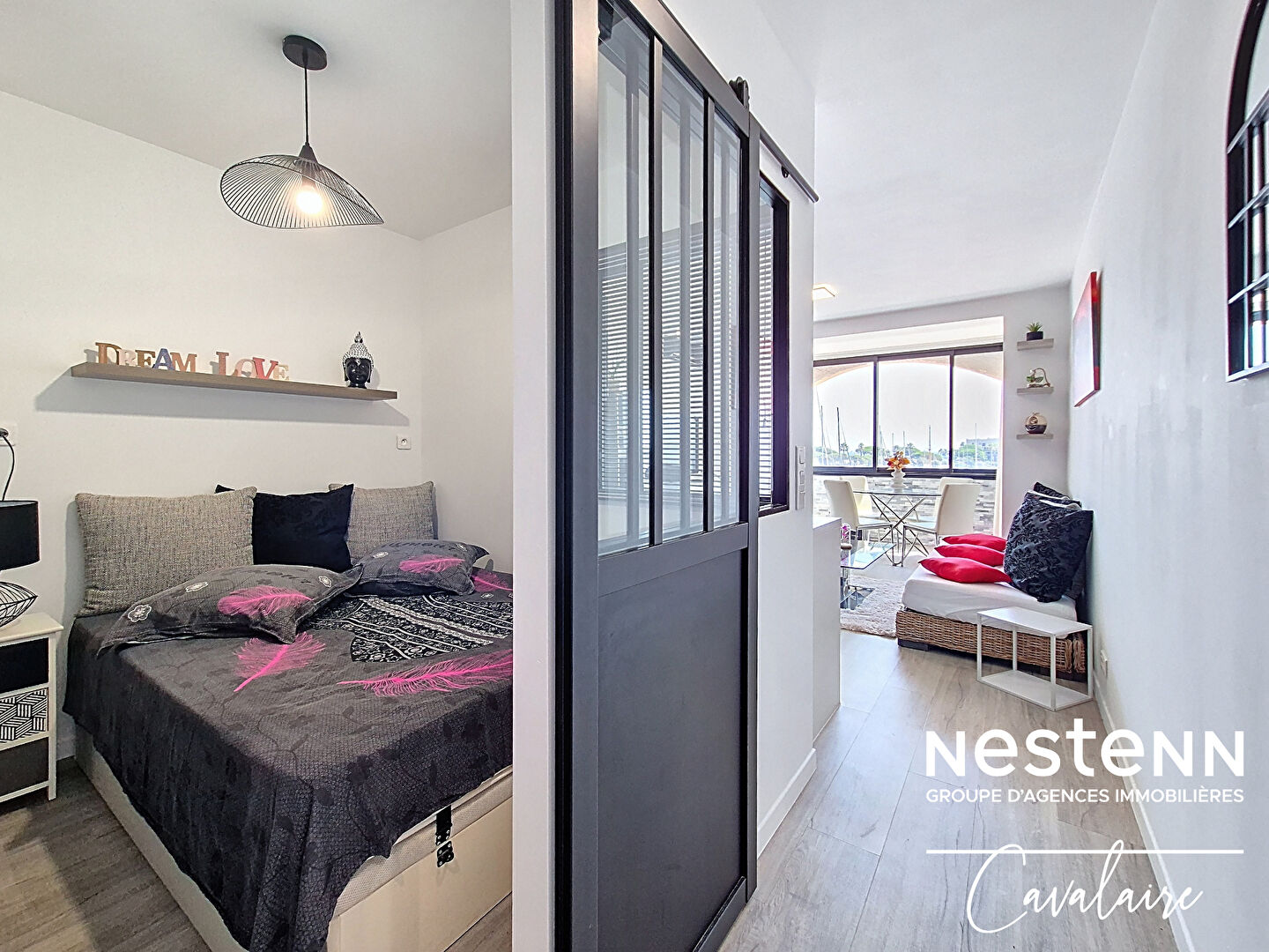 Appartement refait à neuf de type 2 pièces aux Marines de Cogolin, avec accès plages, piscine et tennis