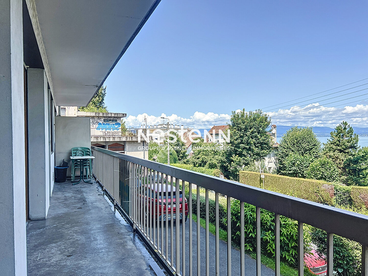 Appartement T2 centre ville Evian avec vue sur le lac
