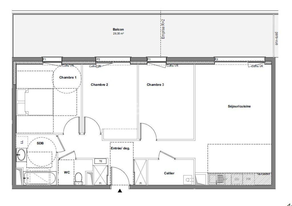 Appartement Neuf en Résidence à Laxou avec parking